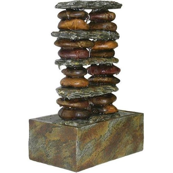 Alpine Corp Alpine Corp TT8002 Stones Tower Fountain TT8002